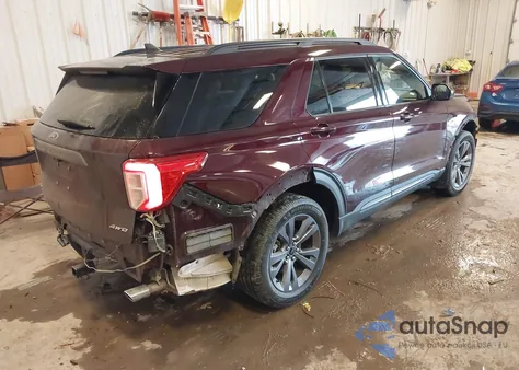 2022 Ford Explorer Xlt из США, поврежденный, VIN 1FMSK8DH8NGA58157